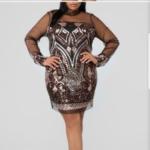 Fashion Nova sequin dress